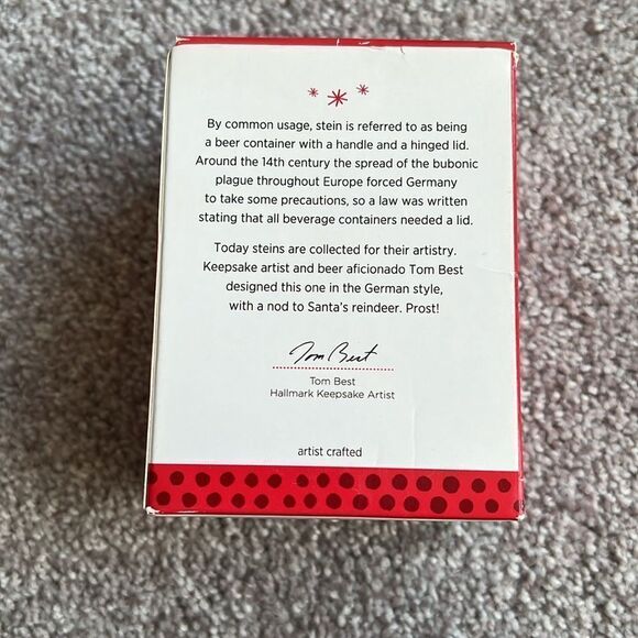 Hallmark Keepsake Beer Stein 2013 Ornament - Picture 3 of 7